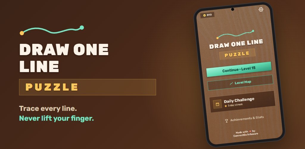 Linely: One Line Draw Puzzle