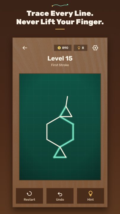 Linely: One Line Draw Puzzle screenshot 3