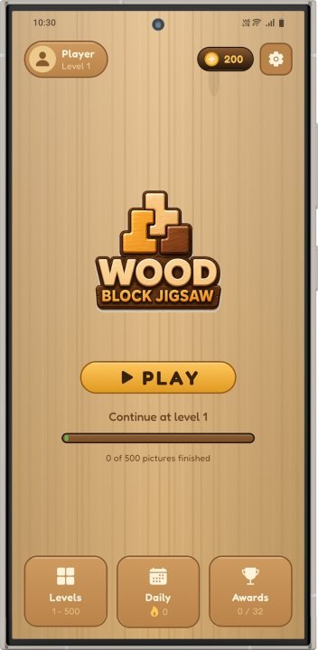 Wood Block Jigsaw screenshot 1